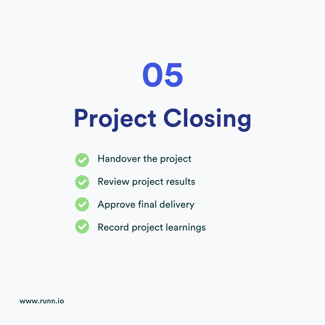 project closing phase
