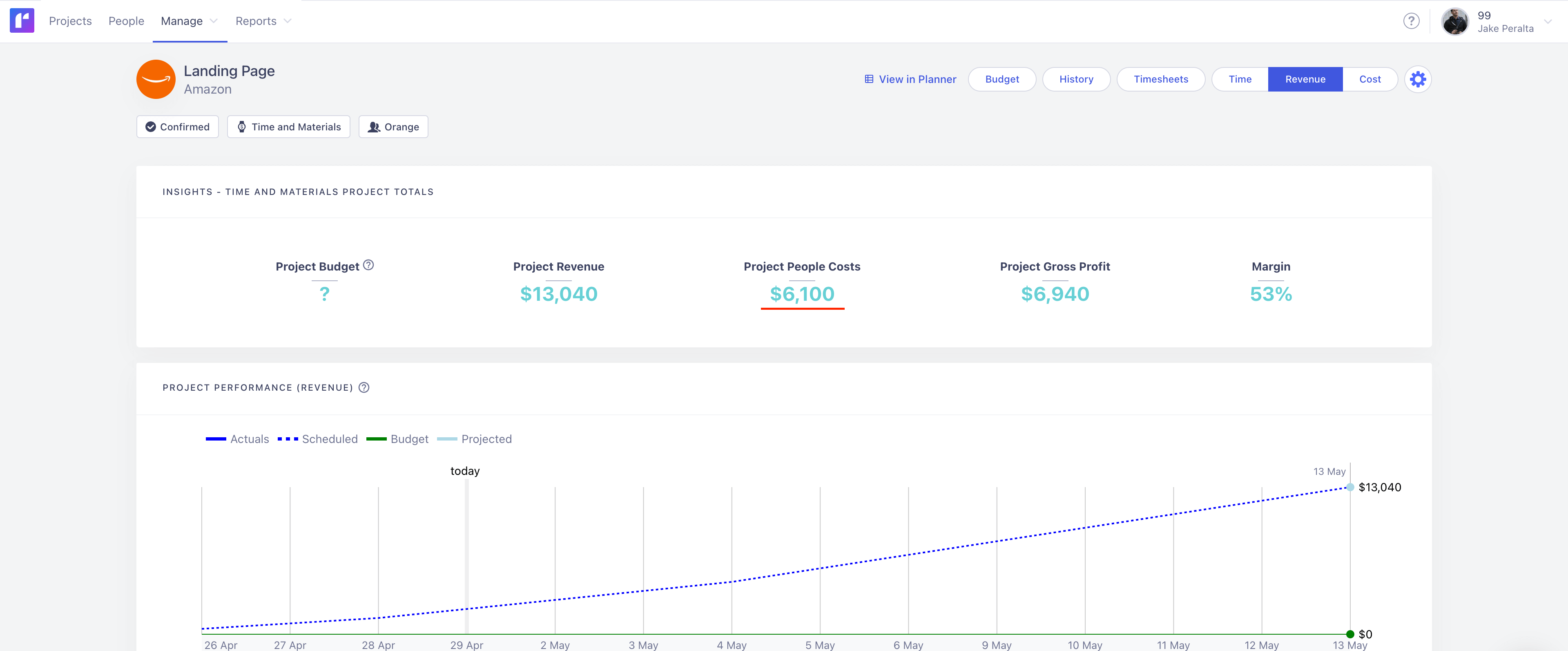 project budget cost baseline